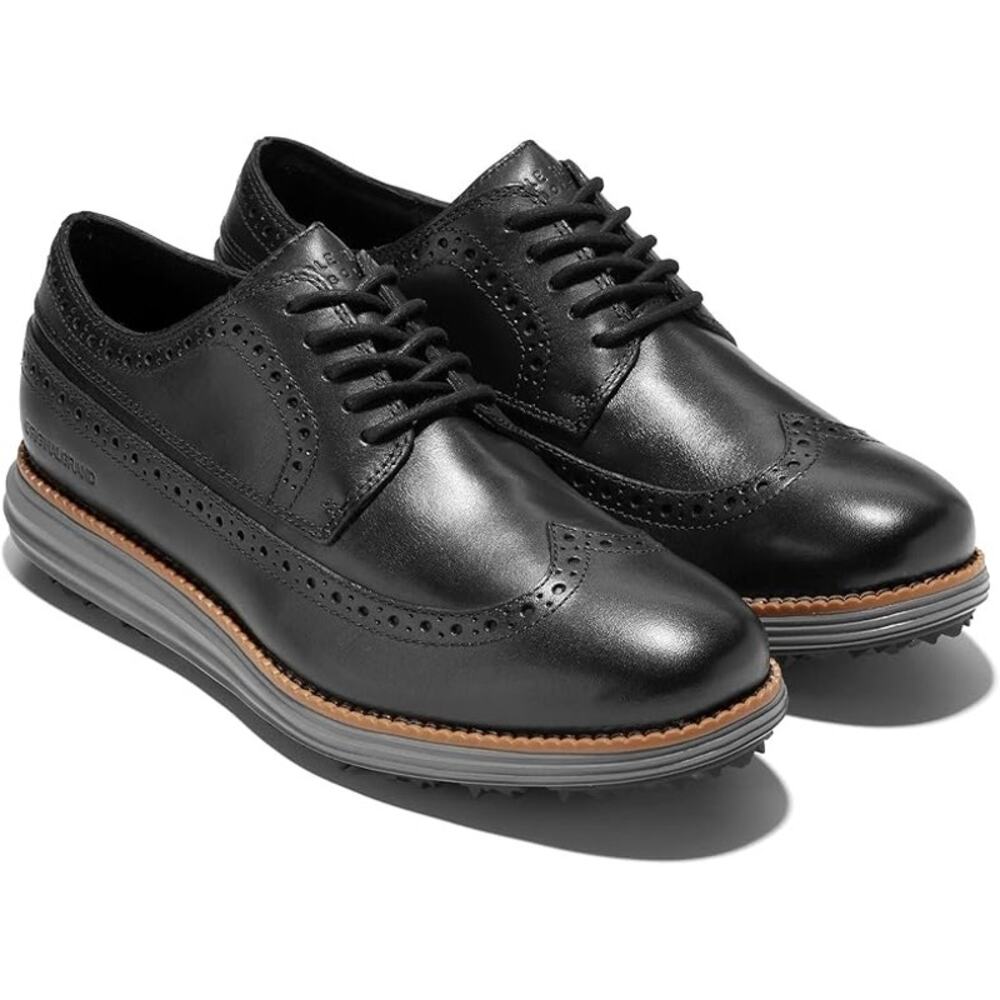 NWT Cole Haan Men's Øriginal Grand Golf Shoes, Black-Size 8.5